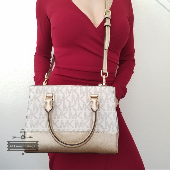 Michael Kors Kellen Xs satchel Vanilla good NWT - Picture 3 of 8